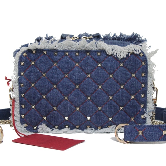 New Frayed Rockstud Spike Denim